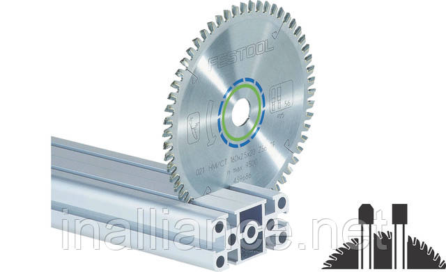 Диск пиляльний ALUMINIUM/PLASTICS HW 160x2.2x20 TF52 Festool 496306