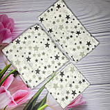 Комплект байкової постільної білизни в дитяче ліжечко 120*60 см наволочка підковдра простирадло Байка, фото 5