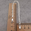 Жіночий срібний браслет Нона. Браслет Монна Ліза. Довжина 17 см, фото 5