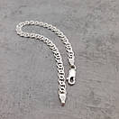 Жіночий срібний браслет Нона. Браслет Монна Ліза. Довжина 17 см, фото 7