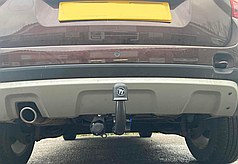 Фаркоп Renault Duster 2010-2023 (Рено Дастер) швидкоз'ємний гак на ключах