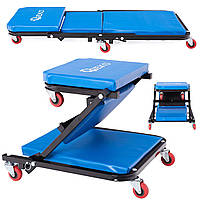 Лежак - стілець для автослюсаря підкатний 2в1 Geko G02106 Польща