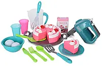 Посуд XY66-8 міксер механічний, тарілки, склянки, кухонний набір, торт, у коробці, 55-10-37,5см, фото 2