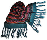 Женский теплый вязаный шарф 200 на 50 dress 4747_4 разноцветный