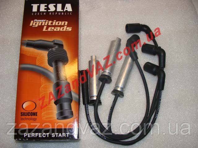 Свічкові дроти Tesla з наконечниками Чехія Ланос 1.5 T738B