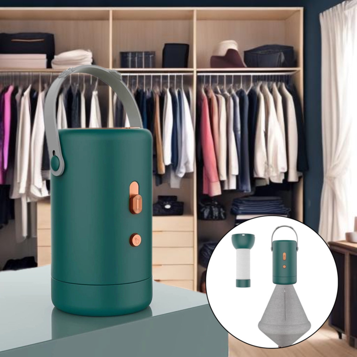Портативна сушарка для одягу Portable Clothes Dryer Mini Вертикальна електросушарка для одягу