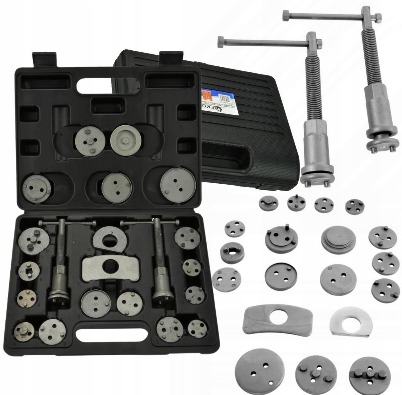 Комплект для заміни гальмівних колодок 21елемент у валізі  Geko G02541 Польща, фото 1