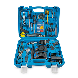 Акумуляторний шурупокрут Kraissmann 2133 E-ABS-S1 20/2 (Ударний, з набором)