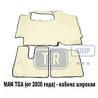 Коврик салону вініл MAN TGA Мк бежевий широка кабіна 2000-