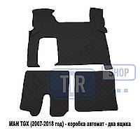 Коврик салону вініл MAN TGX АКП 2-ящика бежевий 2007-2018