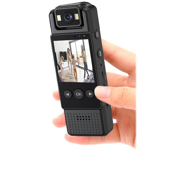 Wi-Fi міні відеокамера JOZUZE L12 1080p з диктофоном, поворотним об'єктивом, кутом огляду 140°, фото 1