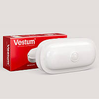 Світлодіодний овальний світильник ЖКГ Vestum 15W 1500Лм 4500K 220V з датчиком руху