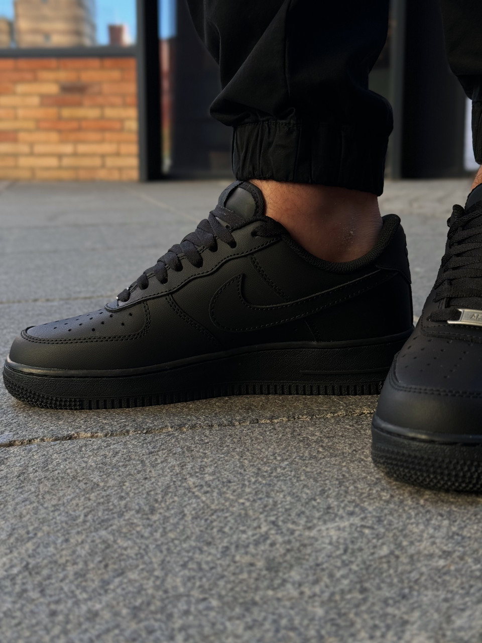Nike air force 1 all black online