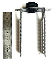 Вібропідвіс акустичний  для стелі та стін усилений 125 мм (товщина 1мм)