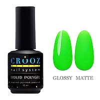 Crooz Рідкий полігель Neon Liquid Gel №01 для нігтів, 15мл
