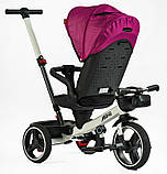 Велосипед BestTrike "Marco": поворотне сидіння, складне кермо, колеса з прогумованим PU, кошик, телескопічна ручка, фото 5