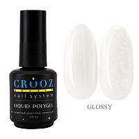 Crooz Рідкий полігель PEARL Liquid Polygel №02 для нігтів, 15мл