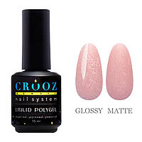 Crooz Рідкий полігель з шиммером  Shimmer Liquid Gel №03 для нігтів, 15мл