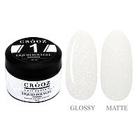 Crooz Рідкий полігель з шиммером  Shimmer Liquid Gel №01 для нігтів, 30мл