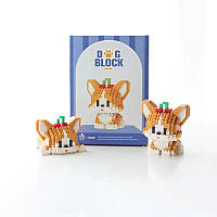 Конструктор блоковий дитячий пес песик собака собачка 2 в 1 Коргі