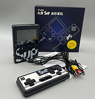 🔥Ігрова приставка Sup Plus 3'' з джойстиком, Портативна ретро консоль для двох гравців 400в1 Чорна