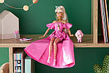 Barbie Extra Fancy HHN12 Лялька Барбі Екстра Фенсі блондинка в рожевому, фото 8