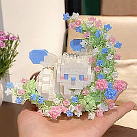 Конструктор блоковий дитячий на місяці Сіннаморолл Сінаморол  cinnamoroll