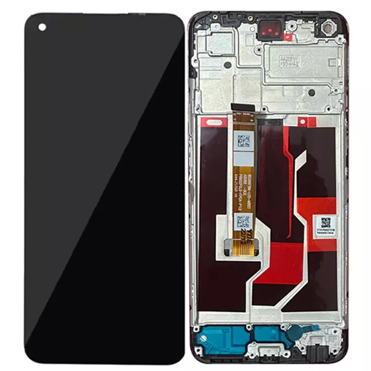 Дисплей OPPO A96 4G (CPH2333) у зборі із сенсором і рамкою black (оригінал завод)