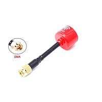 Антена FPV 5325-5945MHz 3dBi, 50W, RHCP, Lollipop 3, SMA-male (штир)