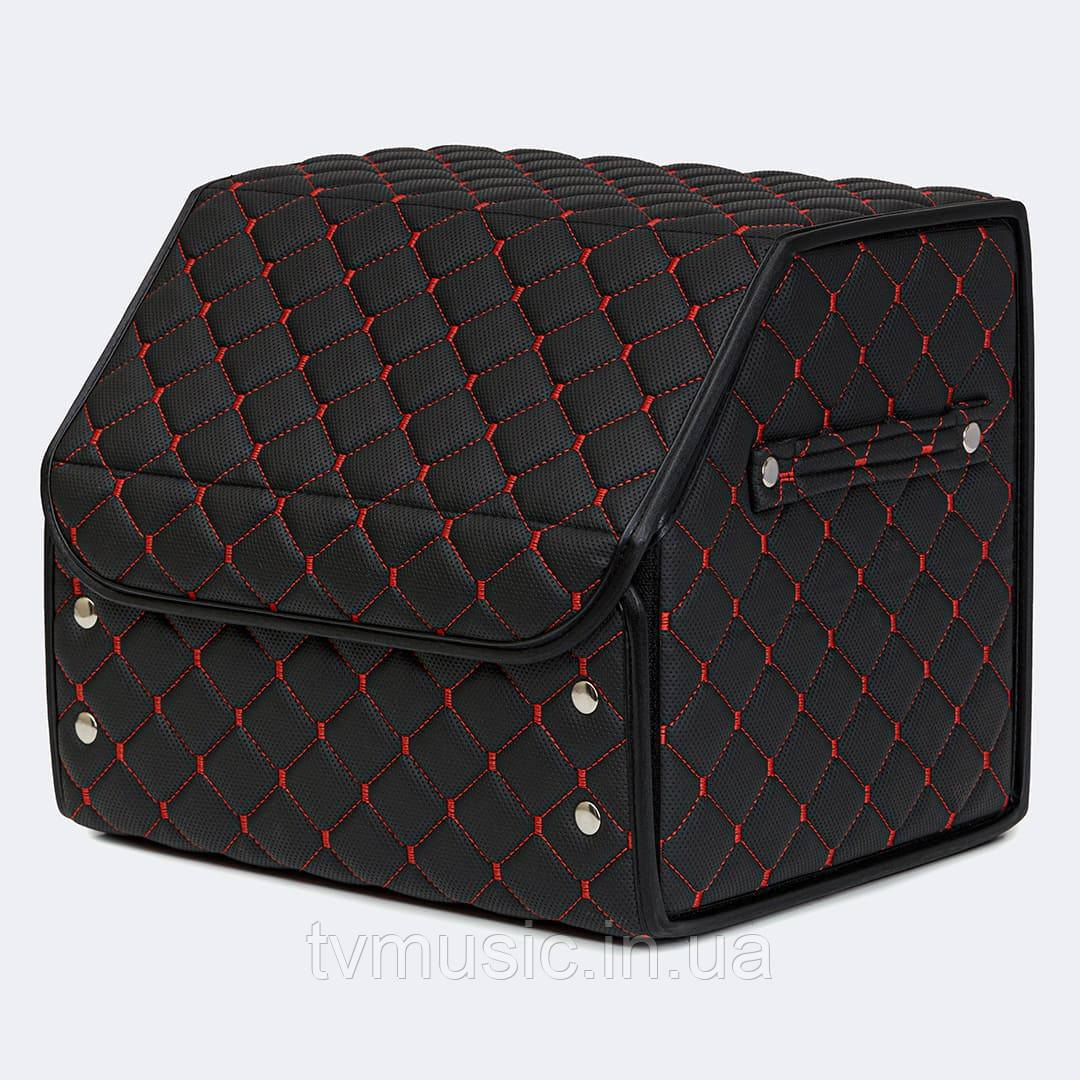 Органайзер у багажник авто Carzo 1.0 S Black & Red (35x30x30см)