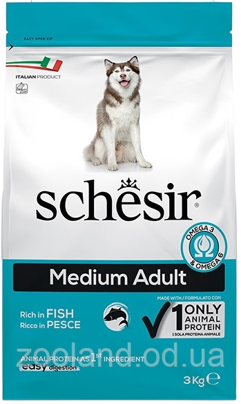 Schesir Medium Adult Fish, 3 кг