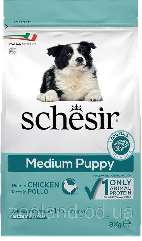 Schesir Medium Puppy Chicken, 12 кг