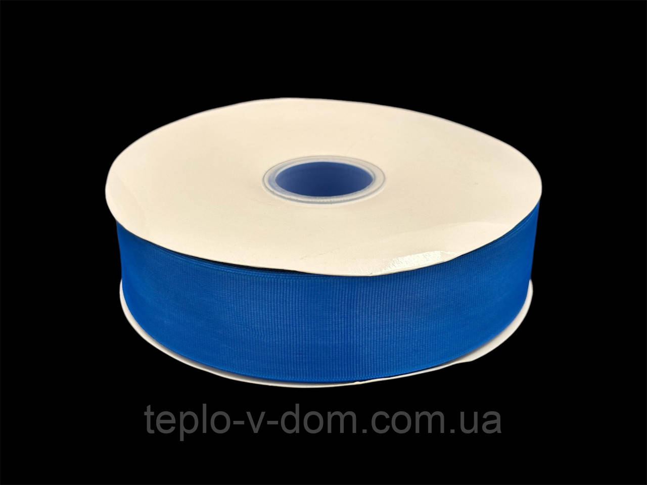 Стрічка корсажна. Колір №040, синій. 4 см. 91 м/рул.