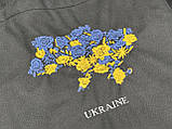 Сумка-шопер 37х36х6 см. Екосумка з екошкіри з вишивкою. "Ukraine"., фото 3