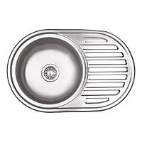 Кухонна мийка Lidz 7750 0,6 мм Micro Decor (LIDZ7750DEC06)
