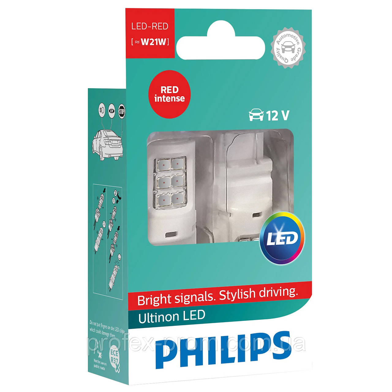 Автолампа вказівна Philips LED P21/5W Ultinon Pro3100 11499 CU31 12V B2 (шт.), фото 1