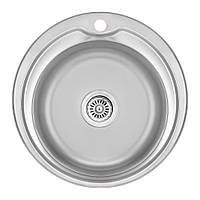 Кухонна мийка Lidz 510-D 0,8 мм Micro Decor (LIDZ510DEC)