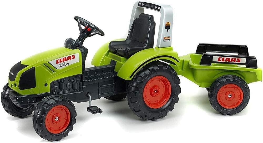 Дитячий трактор на педалях з причепом Falk Claas 1040AB (колір - зелений)