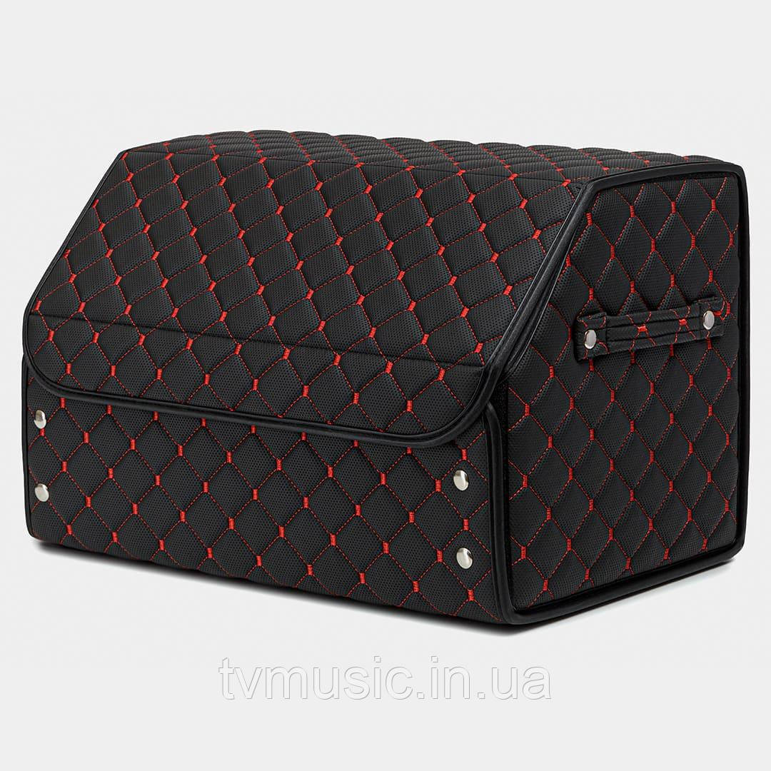 Органайзер у багажник авто Carzo 1.0 M Black & Red (50x30x30см)
