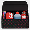 Органайзер у багажник авто Carzo 1.0 M Black & Red (50x30x30см), фото 3