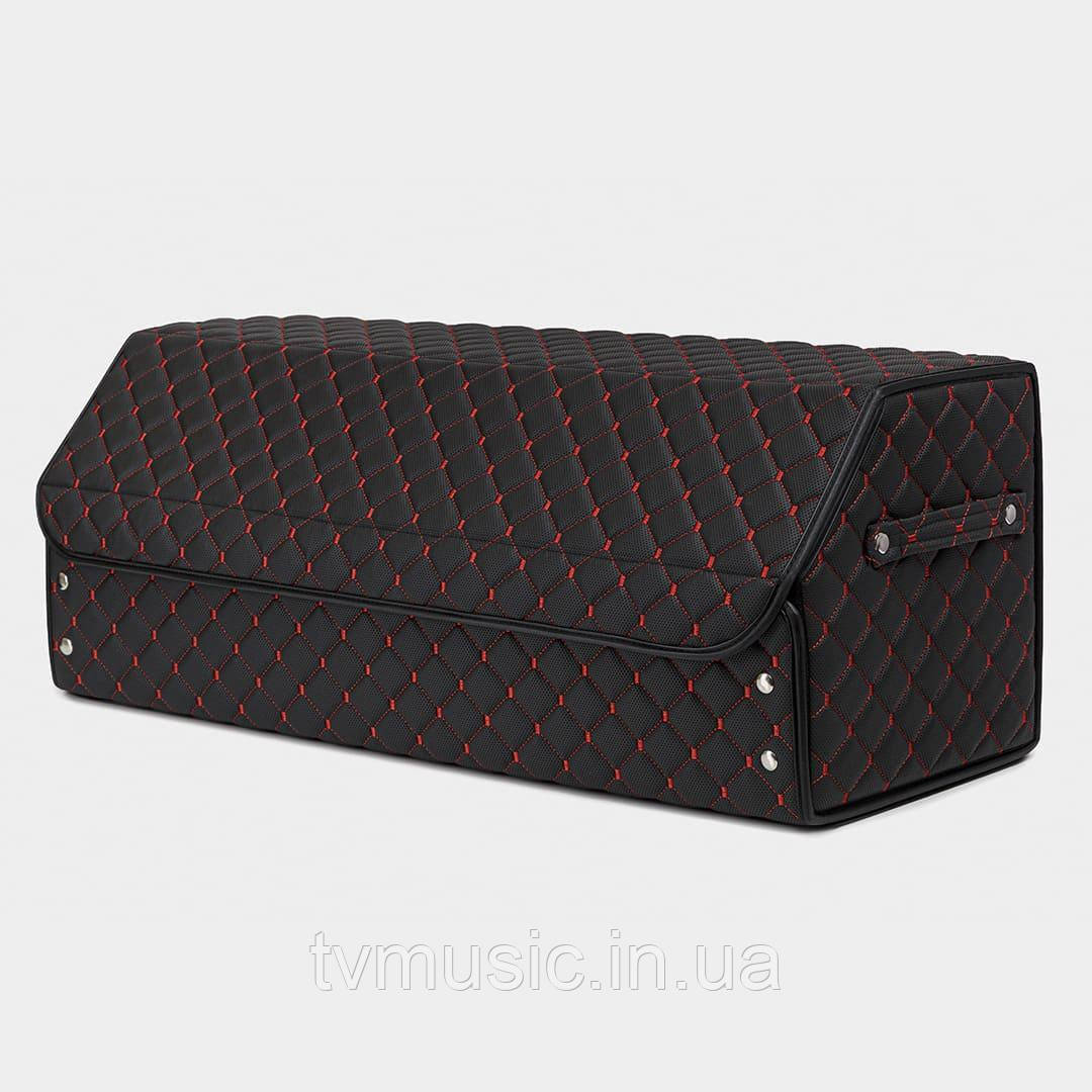 Органайзер у багажник авто Carzo 1.0 XL Black & Red (80x30x30см)