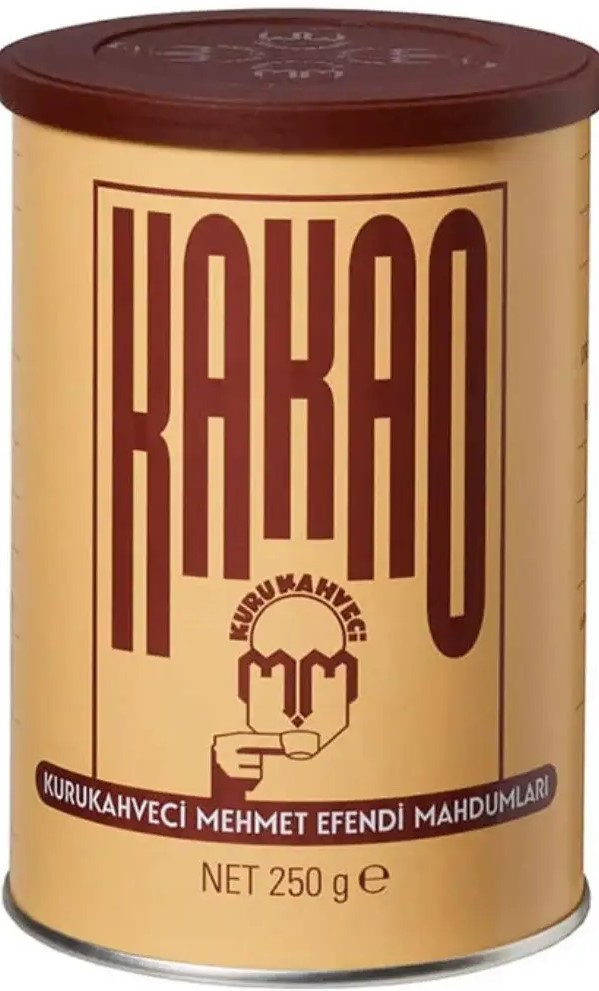 Какао Kurukahveci Mehmet Efendi 250г 100% натуральний какао-порошок без цукру супер-смачний