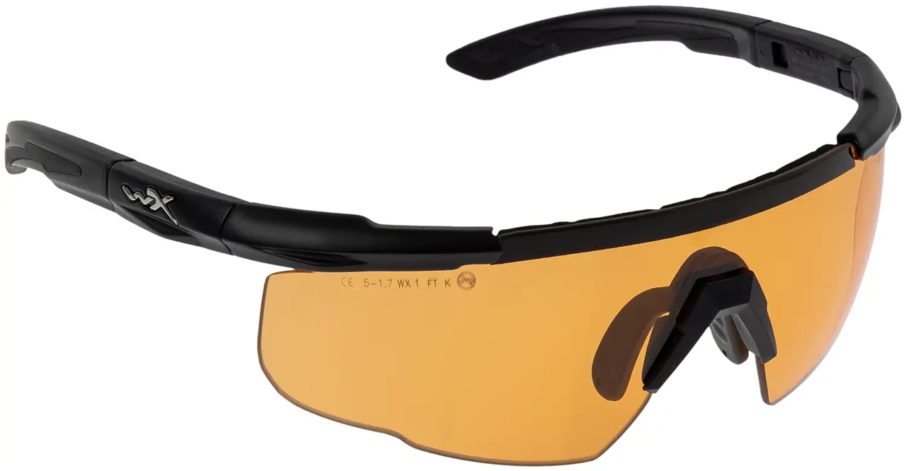 Окуляри балістичні Wiley X Saber Advanced. 2 лінзи (Grey/Rust) оправа Black
