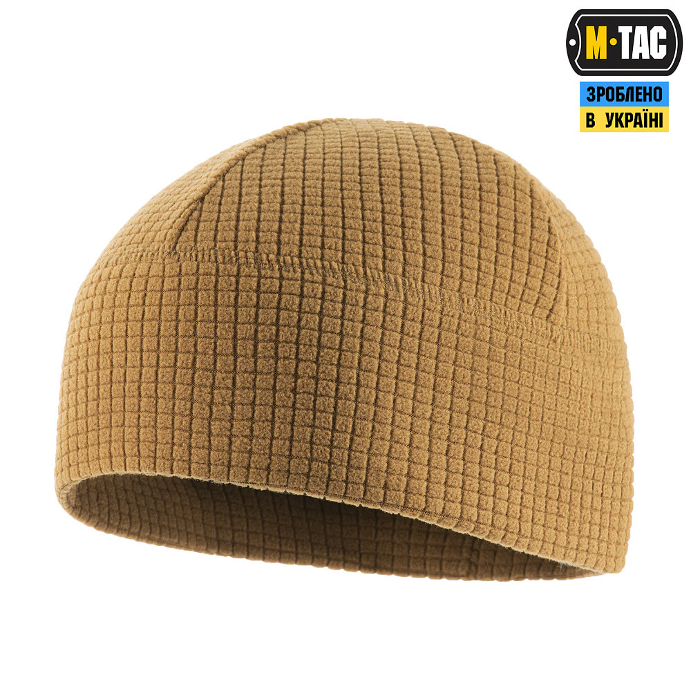 Шапка-підшоломник M-Tac фліс ріп-стоп Coyote Brown