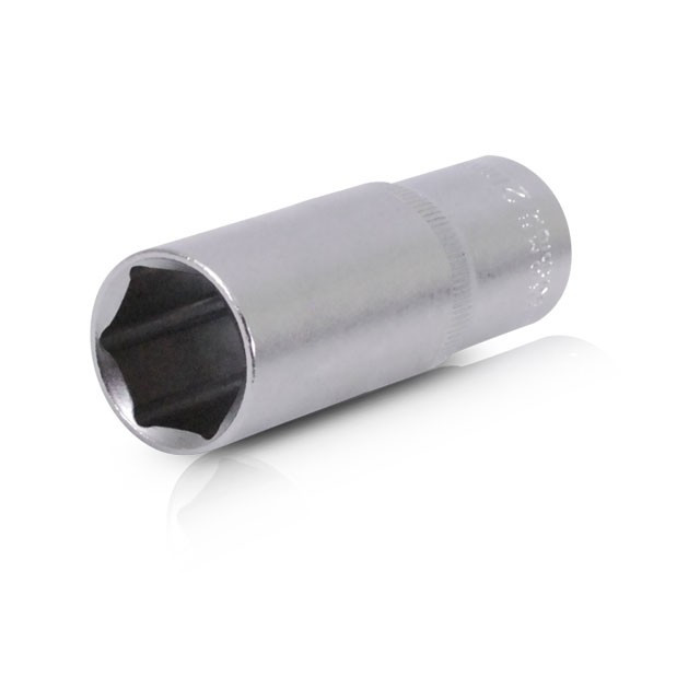 Головка шестигранна подовжена 1/2", 21x78 мм, хромо-ванадій INTERTOOL ET-0121