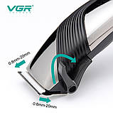 Машинка для стриження професійна Voyager V-121 9 W 8 насадок, набір для стриження, тример для волосся, фото 3