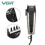 Машинка для стриження волосся VGR V-120 набір для стриження, професійна дротова машинка для стриження, фото 2