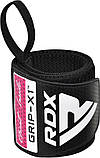 Бинти для зап'ясть (кистьові бинти) RDX GYM WRIST WRAP R11 BLACK/PINK, фото 4