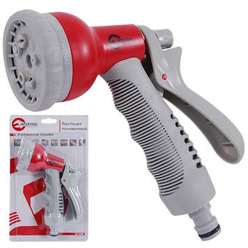 Пістолет-розпилювач для поливання, 8-функціональний ABS, PP, TPR INTERTOOL GE-0001