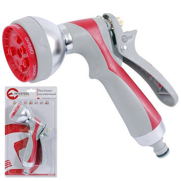 Пістолет-розпилювач для поливання 7-функціональний LUXURY INTERTOOL GE-0008